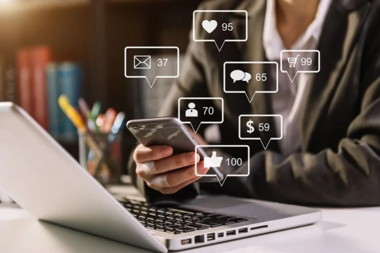 A man working on Sharjah Digital Marketing 2025