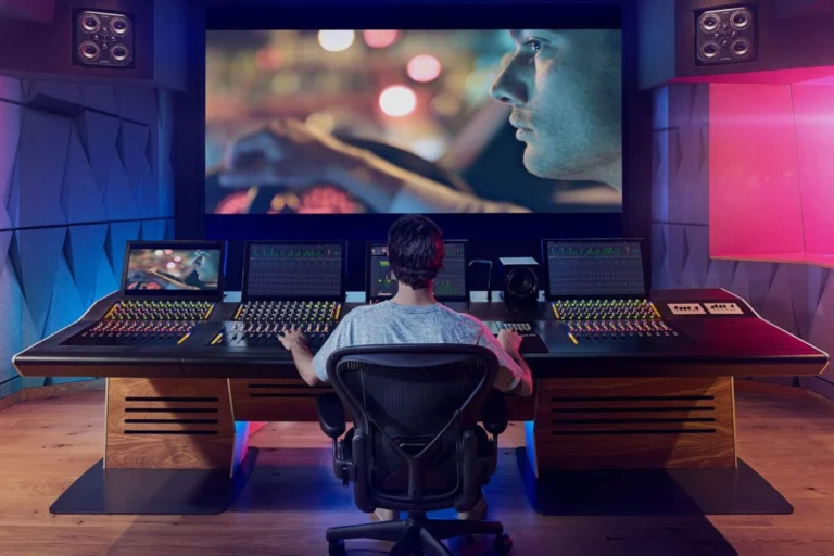 Video Editing Dubai in a studio.